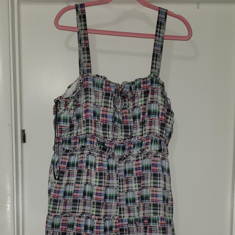 Nautica Black and White Ruched Midi Pencil Skirt